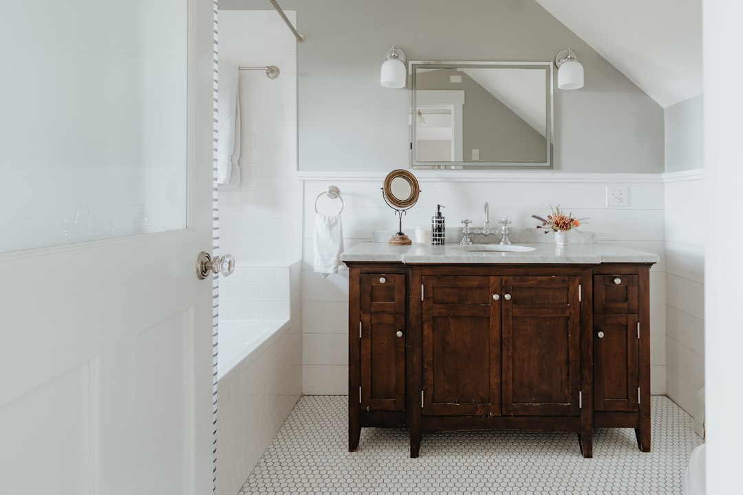 Modern bathroom for a remodeling cost estimate