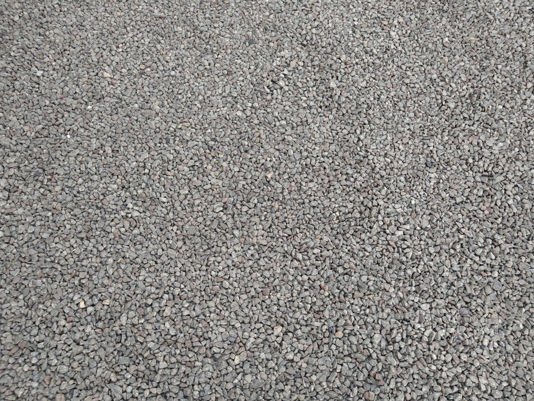 Loose gravel stones for a driveway or landscaping project
